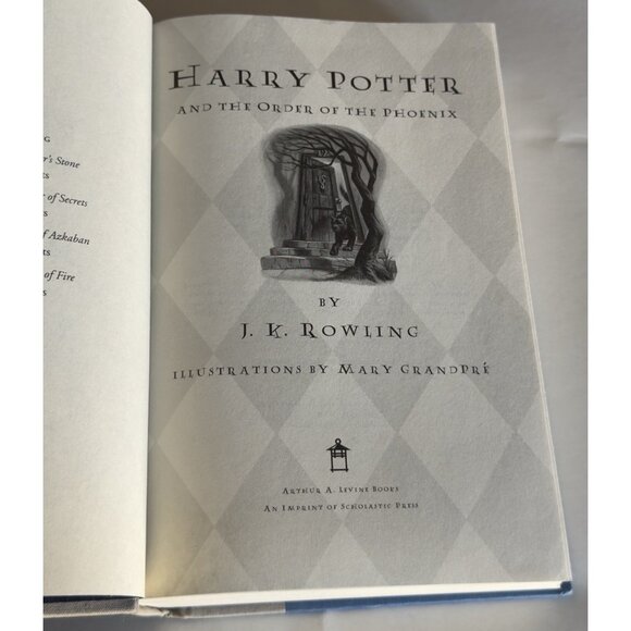 Harry Potter And The Order Of The Phoenix First Edition Hard Cover With Errors - Picture 11 of 13